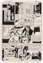 AVENGERS #224 COMIC BOOK PAGE ORIGINAL ART BY MARK BRIGHT.