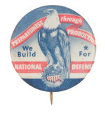 "PREPAREDNESS THROUGH PRODUCTION" GRAPHIC DESIGN FEATURING BALD EAGLE.