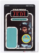 STAR WARS: REVENGE OF THE JEDI (1983) - STAR DESTROYER COMMANDER PROOF CARD AFA 85+ NM+.