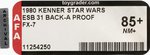 STAR WARS: THE EMPIRE STRIKES BACK (1980) - FX-7 31 BACK-A PROOF CARD AFA 85+ NM+.