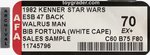 STAR WARS: THE EMPIRE STRIKES BACK (1982) - WALRUS MAN CARD WITH BIB FORTUNA (WHITE CAPE) AFA 70 EX+ SALESMAN'S SAMPLE.