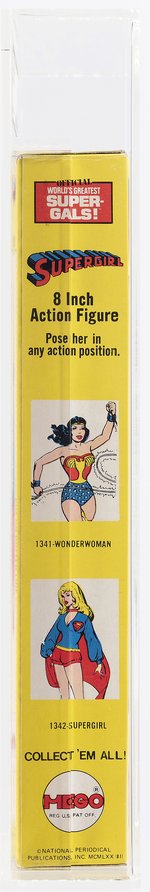 MEGO WORLD'S GREATEST SUPER-GALS (1973) - SUPERGIRL AFA 85 NM+.