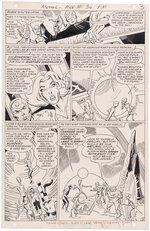 METAL MEN #30 ORIGINAL ART PAGE BY GIL KANE.