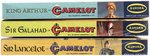 AURORA CAMELOT FACTORY-SEALED BOXED MODEL KIT SET OF THREE.