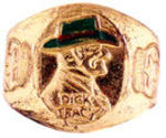 MINT "DICK TRACY" MILLER BROTHERS HAT RING.