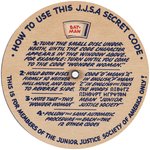 THE JUNIOR JUSTICE SOCIETY OF AMERICA 1942-1944 CLUB KIT LOT OF SIX WITH PATCH.