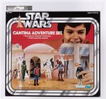 GENTLE GIANT STAR WARS (2013) - 12-INCH VINTAGE JUMBO CANTINA ADVENTURE SET AFA UNCIRCULATED U9.0.