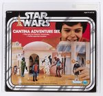 GENTLE GIANT STAR WARS (2013) - 12-INCH VINTAGE JUMBO CANTINA ADVENTURE SET AFA UNCIRCULATED U9.0.