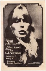 JONI MITCHELL 1976 DUKE UNIVERSITY DURHAM, NC CONCERT POSTER.