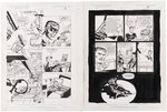 FANTASTIC FOUR: FATHER'S AND SONS UNPUBLISHED GRAPHIC NOVEL FIRST 20 PAGES OF ORIGINAL ART BY MARK BRIGHT.