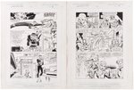 FANTASTIC FOUR: FATHER'S AND SONS UNPUBLISHED GRAPHIC NOVEL FIRST 20 PAGES OF ORIGINAL ART BY MARK BRIGHT.