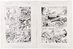 FANTASTIC FOUR: FATHER'S AND SONS UNPUBLISHED GRAPHIC NOVEL FIRST 20 PAGES OF ORIGINAL ART BY MARK BRIGHT.