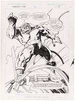 FANTASTIC FOUR: FATHER'S AND SONS UNPUBLISHED GRAPHIC NOVEL FIRST 20 PAGES OF ORIGINAL ART BY MARK BRIGHT.