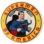 SUPERMAN "SUPERMEN OF AMERICA" COMPLETE 1939 CLUB KIT (FIRST ISSUE) WITH BUTTON.