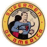 SUPERMAN "SUPERMEN OF AMERICA" COMPLETE 1940 CLUB KIT WITH BUTTON.