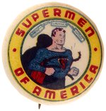 SUPERMAN "SUPERMEN OF AMERICA" COMPLETE 1941 CLUB KIT WITH RARE BUTTON.