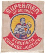 SUPERMAN "SUPERMEN OF AMERICA" COMPLETE 1942 CLUB KIT WITH PATCH.