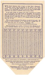 SUPERMAN "SUPERMEN OF AMERICA" COMPLETE 1960-1961 CLUB KIT WITH BUTTON.