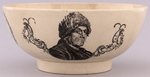 BENJAMIN FRANKLIN & HENRY LAURENS SOFTPASTE LIVERPOOL BOWL.