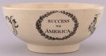 BENJAMIN FRANKLIN & HENRY LAURENS SOFTPASTE LIVERPOOL BOWL.