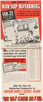 1941 ORPHAN ANNIE SECRET GUARD PROMOTIONAL BOOK- ONLY KNOWN EXAMPLE.