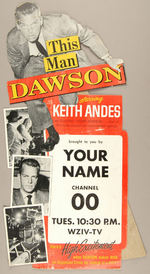 "THIS MAN DAWSON" POLICE SHOW PROMOTIONAL STANDEE.