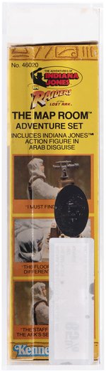 THE ADVENTURES OF INDIANA JONES IN RAIDERS OF THE LOST ARK (1982) - THE MAP ROOM ADVENTURE SET SERIES 2 PLAYSET UKG 85%.