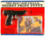 "THE MAN FROM U.N.C.L.E. SECRET PRINT PUTTY" COLORFORMS SET.