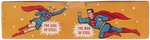 "SUPERMAN AND SUPERGIRL PUSH BUTTON PUPPETS" RARE 1968 BOXED KOHNER SET.