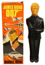 "JAMES BOND 007" FIGURAL BUBBLEBATH CONTAINER WITH BOX.