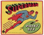 "SUPERMAN PAINT SET" RARE BOXED 1940 SET (SMALL SIZE VARIETY).