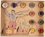 "SUPERMAN PAINT SET" RARE BOXED 1940 SET (SMALL SIZE VARIETY).