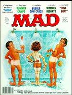 MAD MAGAZINE #202 "MAD FOLD-IN" PAINTING ORIGINAL ART BY AL JAFFEE.