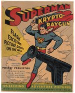 SUPERMAN KRYPTO-RAYGUN/PROJECTOR BOXED DAISY SET.