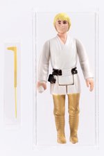 STAR WARS (1977) - LOOSE ACTION FIGURE/HK LUKE SKYWALKER (DOUBLE-TELESCOPING SABER) UKG 80%.