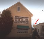 SALEM'S LOT (2024): "L. CROCKETT REAL ESTATE AND INSURANCE CO." STOREFRONT SIGN - SCREEN-USED PROP.