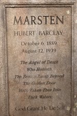 SALEM'S LOT (2024): HUBIE BARCLAY MARSTEN'S CUSTOM-MADE TOMBSTONE - PRODUCTION-USED PROP.