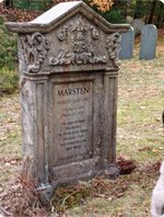 SALEM'S LOT (2024): HUBIE BARCLAY MARSTEN'S CUSTOM-MADE TOMBSTONE - PRODUCTION-USED PROP.