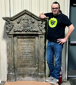 SALEM'S LOT (2024): HUBIE BARCLAY MARSTEN'S CUSTOM-MADE TOMBSTONE - PRODUCTION-USED PROP.