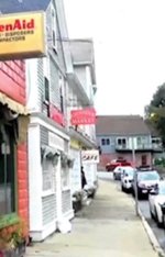 SALEM'S LOT (2024): "THE EXCELLENT CAFÉ SINCE 1953" RESTAURANT HANGING SIGN - PRODUCTION-USED PROP.