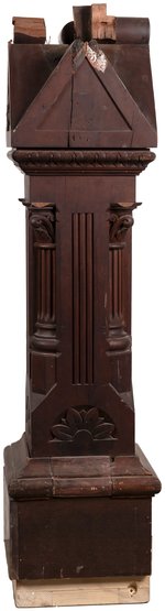 SALEM'S LOT (2024): MARSTEN HOUSE GRAND STAIRCASE MAIN NEWEL - SCREEN-USED PROP.