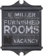 SALEM'S LOT (2024): E. MILLER FURNISHED ROOMS - VACANCY SIGN - SCREEN-USED PROP.