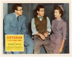 SUPERMAN'S PERIL & SUPERMAN IN SCOTLAND YARD 1954 LOBBY CARD PAIR.