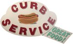 SALEM'S LOT (2024): "CURB SERVICE - GREAT FOOD" DRIVE-IN SIGN - PRODUCTION-USED PROP.