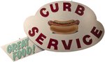 SALEM'S LOT (2024): "CURB SERVICE - GREAT FOOD" DRIVE-IN SIGN - PRODUCTION-USED PROP.