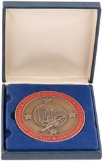 DC COMICS 50th ANNIVERSARY MEDALLION FEATURING SUPERMAN.