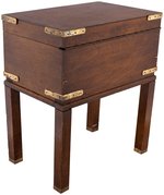 SALEM'S LOT (2024): SMALL VINTAGE HUMIDOR SIDE TABLE FROM THE MARSTEN HOUSE - PRODUCTION-USED PROP.