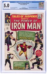 TALES OF SUSPENSE #57 SEPTEMBER 1964 CGC 5.0 VG/FINE (FIRST HAWKEYE).