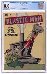 PLASTIC MAN #12 JULY 1948 CGC 8.0 VF.