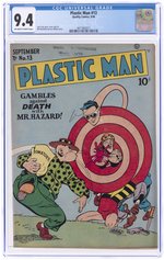 PLASTIC MAN #13 SEPTEMBER 1948 CGC 9.4 NM NONE HIGHER IN POP.